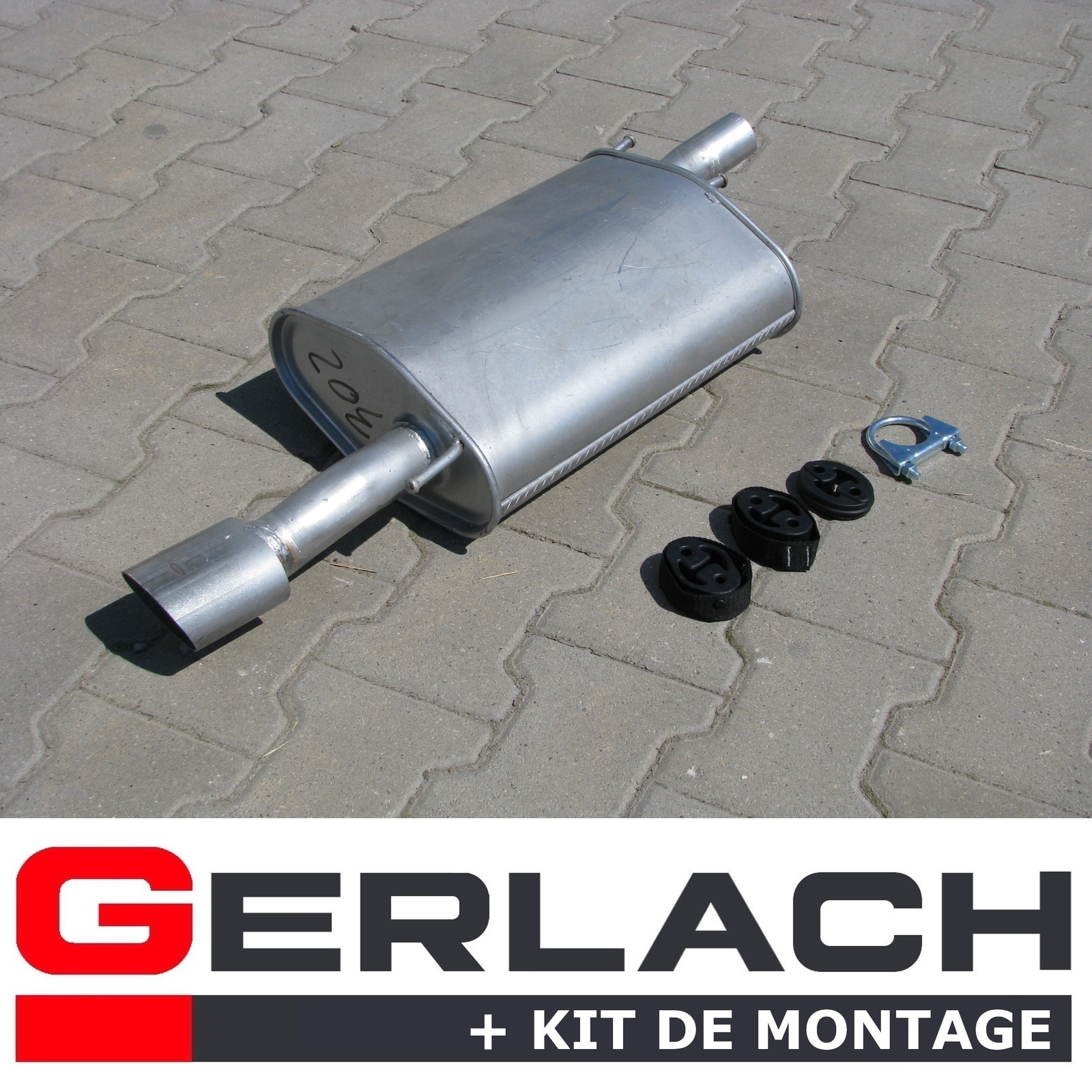 Silencieux pot arriere Ford Puma 1.4i pour remplacement montage origine F083