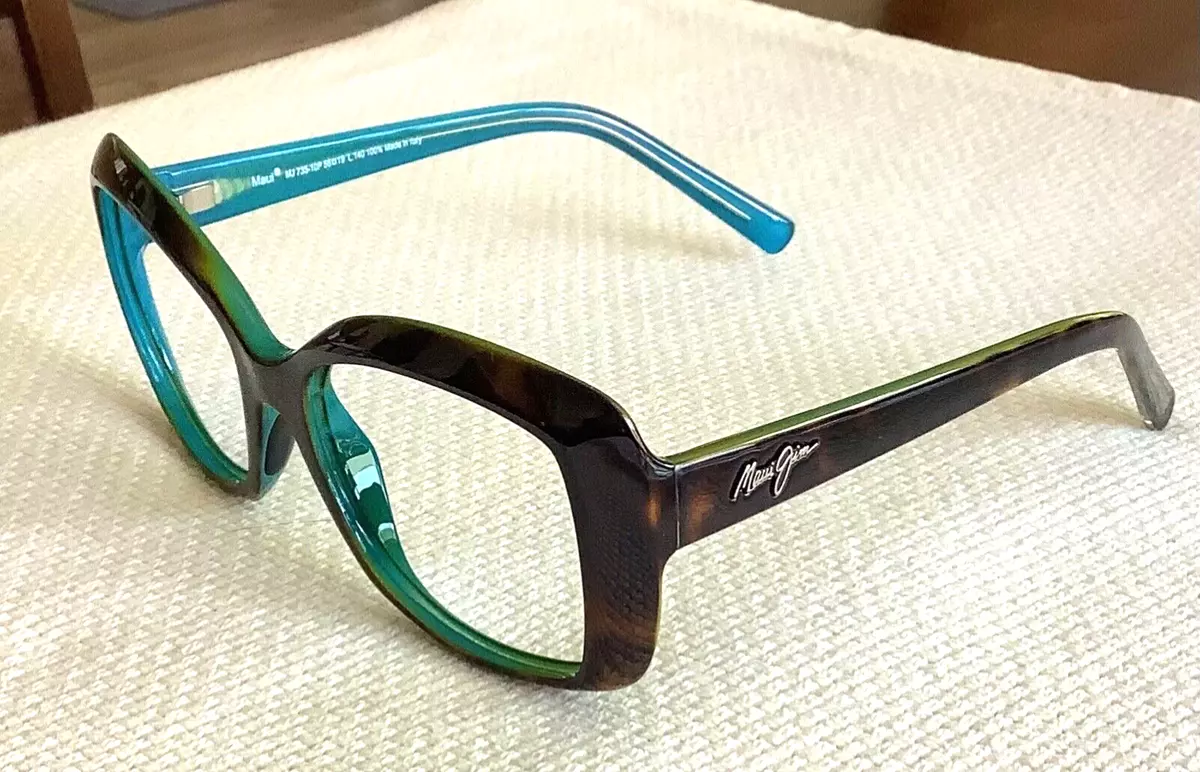 Maui Jim Orchid Sunglasses Tortoise with Peacock Frames MJ 735 10P