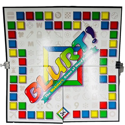 Vintage BLURT! The Webster Blurt Board Game display picture 1