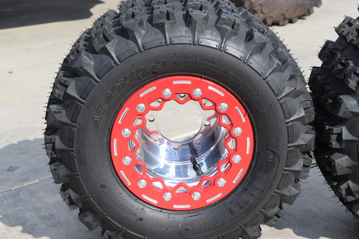 タイヤ・ホイール B Suzuki LTR450 LTZ400 LTZ250 DWT G3 Black Beadlock Wheels MX Sunf