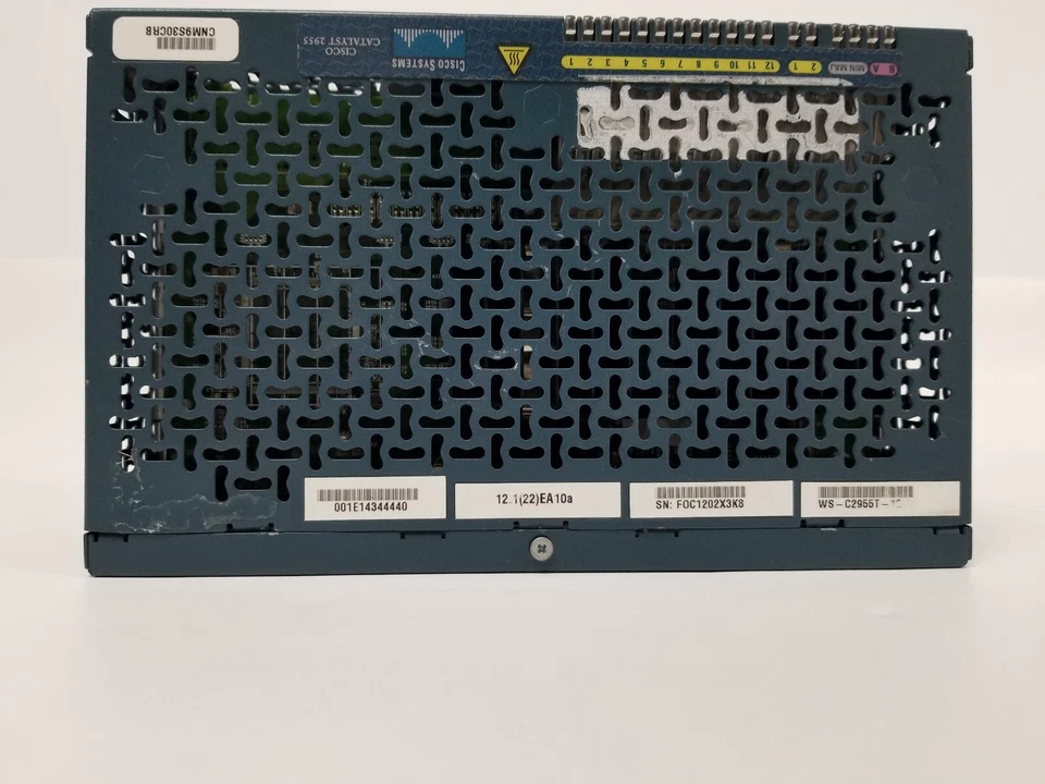 Cisco WS-C2955T-12 Industrial Switch, 12-Port 10/100, 2-Port 10/100/1000 - Image 3 of 4