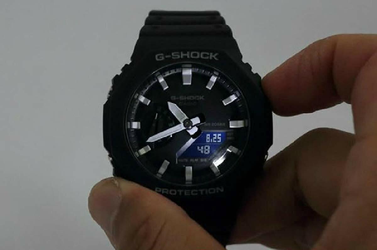 G-SHOCK CASIO GA-2100-1A1JF carbon core guard watch Men's black
