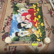 Poster anime promozionale retrò Inuyasha 23,4 x 28 pollici dal Giappone