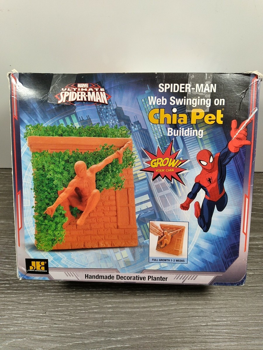 SPIDER MAN CHIA PET BUILDING NEW 2015 MARVEL ULTIMATE WEB SWINGING