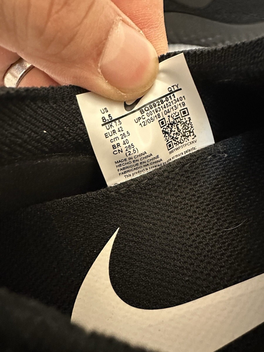 Nike Mens Epic React Flyknit 2 Triple Black BQ8928-011 Men's