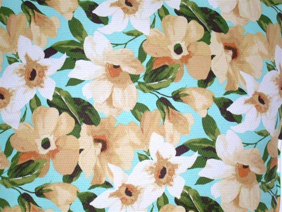 Juego de cojines de asiento profundo para exteriores ~ discoteca floral ~ asiento trasero 24x24x7 24x24x5,25 NUEVO Foto 4 de 4