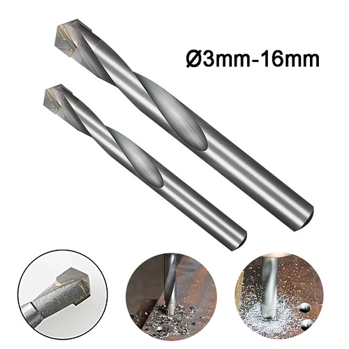3mm 3.2mm 3.5mm - 16mm TCT Bohrer Hartmetallspitze Spiralbohrer für Edelstahl - Picture 2 of 45