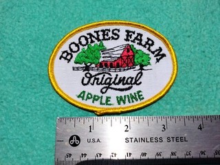 Vintage Boones Farm Apple Wine Pocket Patch