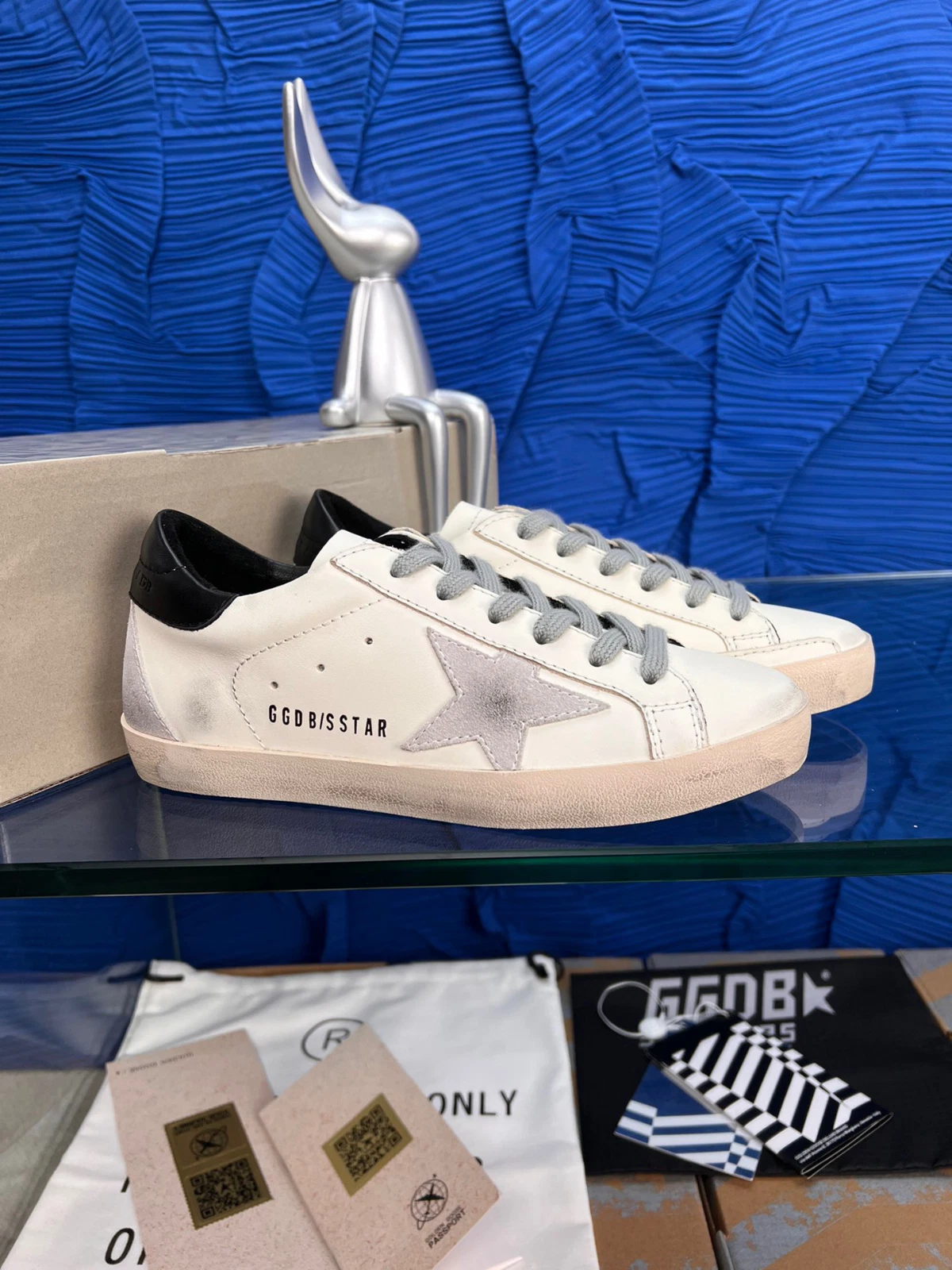 GOLDEN GOOSE Scarpe sportive Gol Goose Superstar in pelle per uomo e donna