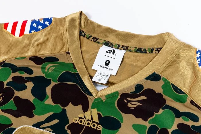 XL BAPE x adidas SB Jersey Green エイプ