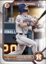 2022 BOWMAN DRAFT 1ST HOUSTON ASTROS JACOB MELTON #BD-135