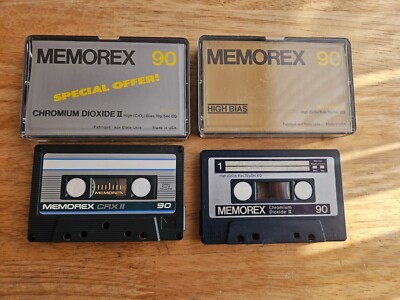 MEMOREX 90 HIGH BIAS Audio Kassette USA-