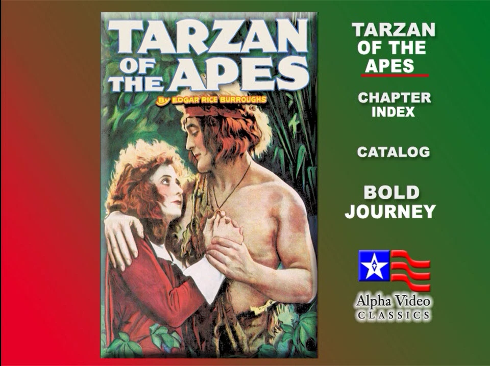 Tarzan of the Apes (1918) DVD (Region 0 US Import) Silent  1st Ever Tarzan Movie - Image 4 of 4