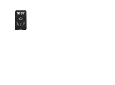 FOR GENIE GS-1530 - T112804 DECAL OVERLAY, GROUND CONTROL BOX