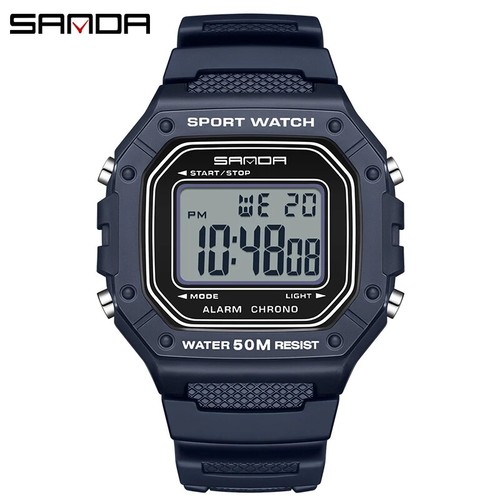 SANDA Top Marke G Stil Sport Herren Uhren Mode Stoßfest Wasserdicht LED - Bild 28 von 29