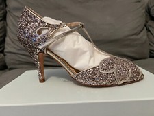 Rachel Simpson Mimosa Heels in Quartz, Size 41 NEW