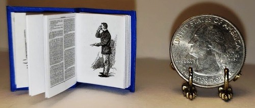1:12 SCALE MINIATURE BOOK A STUDY IN SCARLET ILLUSTRATED SHERLOCK HOLMES - Picture 6 of 8