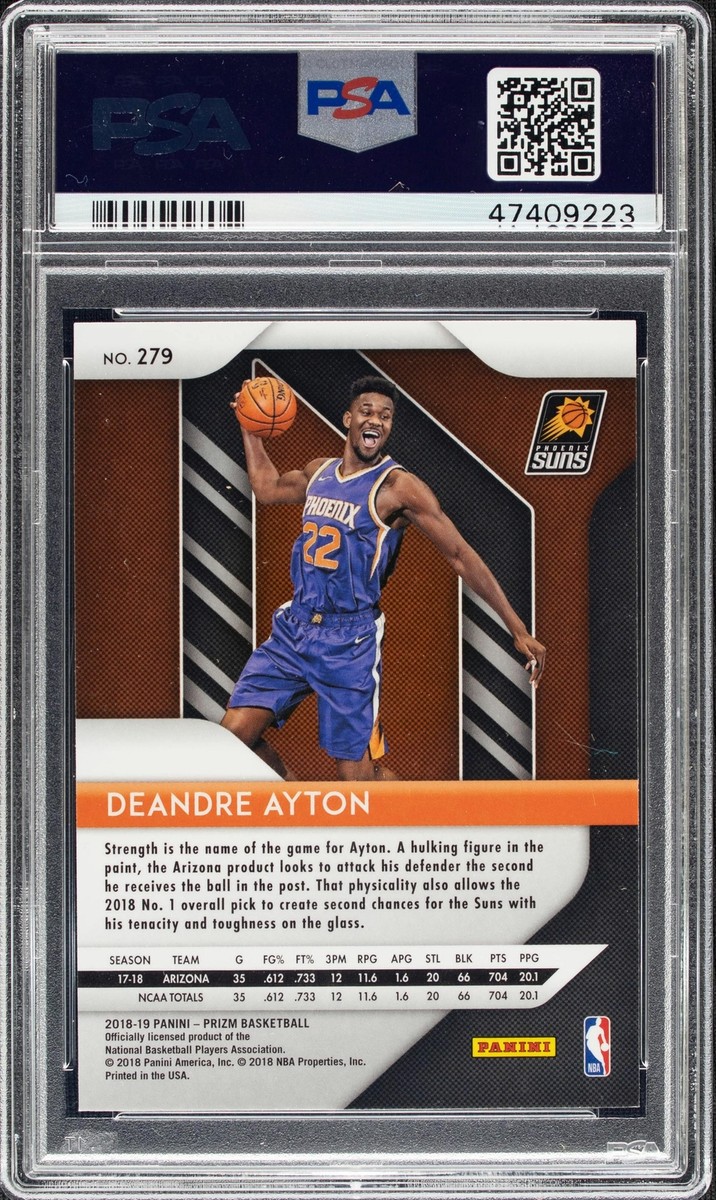 その他 2018 Panini Prizm Deandre ayton Psa10! 2018 Panini Prizm DeAndre Ayton #279 PSA 10 Rookie RC | eBay