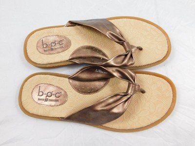 born leather flip flops