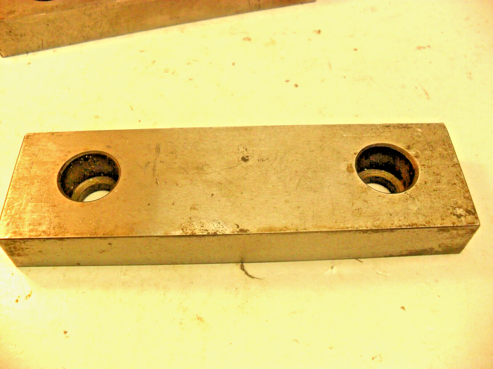 qty 2 Standard Steel Jaws for 6" Kurt Vises 6" x 13/4" x 3/4" Wide