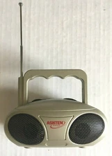 Vintage Ashten Racks Radio Retro Mini Portable 2AA Batteries Operated Transistor