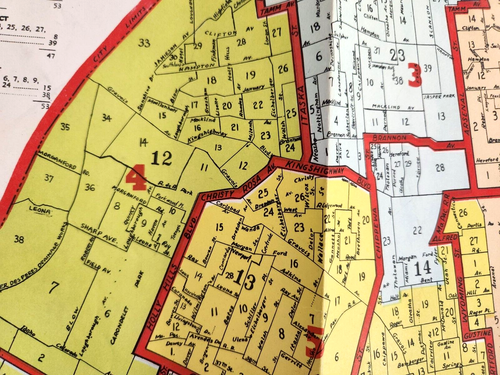 City St Louis Districts Ward Precinct Board Of Election Map Vintage 1956 - Picture 4 of 8