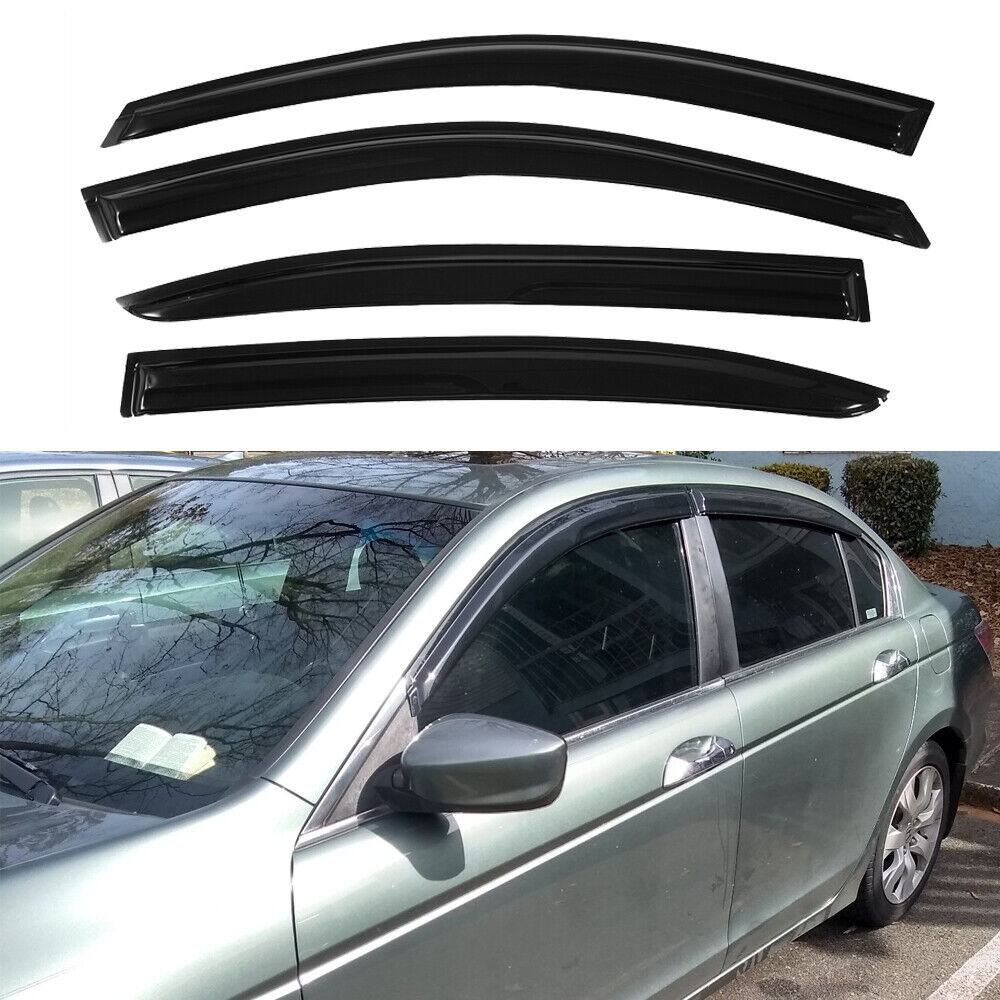 For Honda Accord 2008-2012 Mugen Style Window Vent Visor Rain Guards  Deflector | eBay