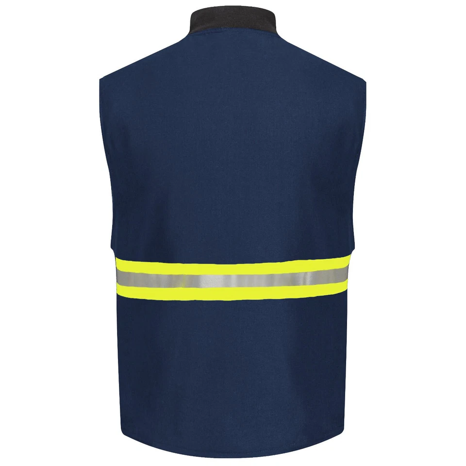 Red Kap Reflective Hi Vis Vest Enhanced Visibility Industrial Work Uniform VT22 - Image 4 of 4