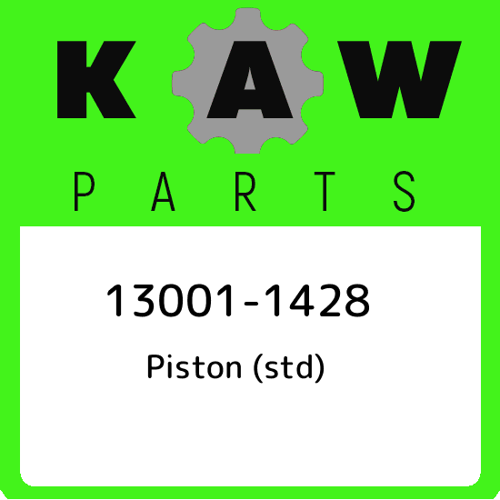 13001-1428 Kawasaki Piston (std) 130011428, New Genuine OEM Part