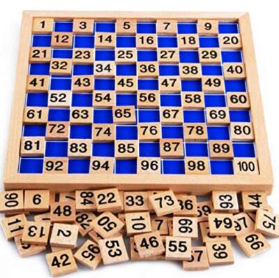 Wooden Toys Hundred Board Montessori 1100 Consecutive