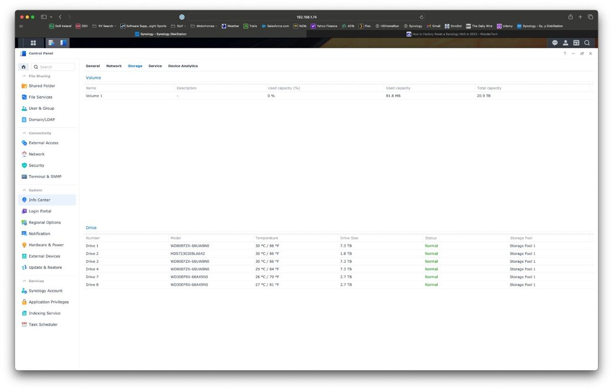 Synology 8 Bay NAS DiskStation DS1817+ - w/ 20.9 TB storage Synology 8 Bay NAS DiskStation DS1817+ - w/ 20.9 TB storage