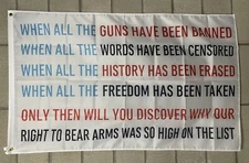 Republican Flag FREE SHIP USA Second Amendment Save Guns America Trump Sign 3x5’