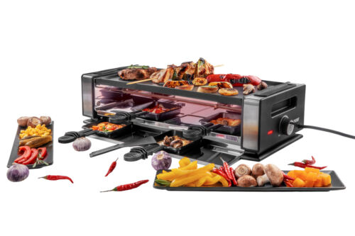 Unold 48760 Raclette Delice Basic 8 Personen XXL Naturstein-Grillplatte - Bild 7 von 21