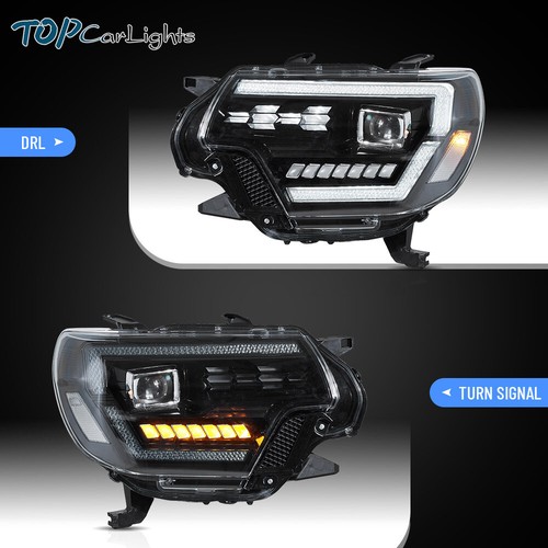 Faros proyectores LED VLAND para Toyota Tacoma 2012-2015 con secuencial - Imagen 4 de 18