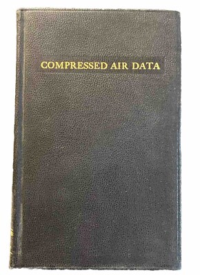 Compressed Air Data FW O'Neil Pneumatic Engineering Handbook  1939 Magazine B77