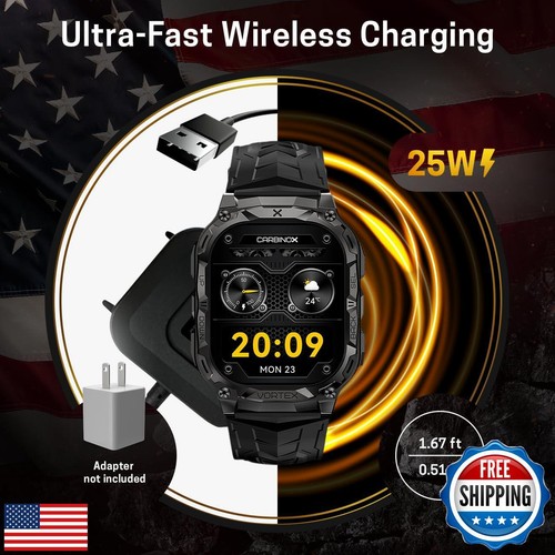 Carbinox USB Charger Compatible for Carbinox Smartwatch - Fast Charging Speed - Photo 3 sur 3