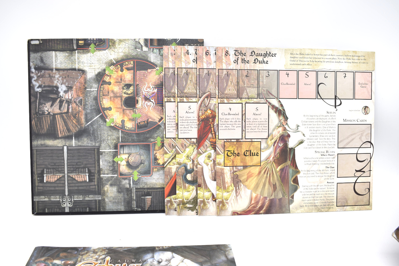 Cadwallon City of Thieves Board Game (2010) FFG Fantasy Flight Games