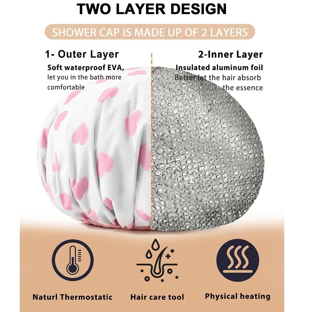 Aluminum Foil Hair Dyeing Caps Waterproof Shower Caps Conditioning Caps