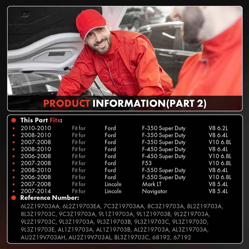 Компрессор переменного тока со муфтой для Ford F-150 2007-2014 F-350 F-450 F-550 Super Duty - Изображение 3 из 4