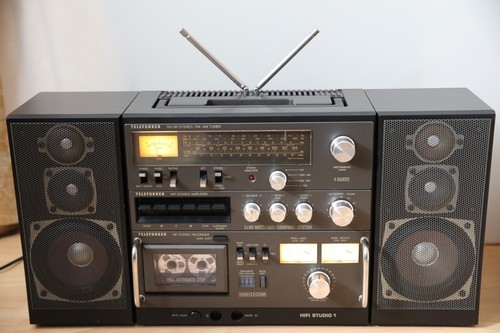 Telefunken HiFi Studio 1 Radio-Recorder Boombox Ghettoblaster.
