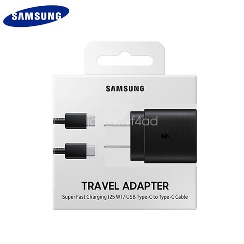 Adaptateur chargeur super rapide original Samsung 25 W Galaxy Z Fold3/Flip3 S20 S21+ 5G - Photo 4 sur 18
