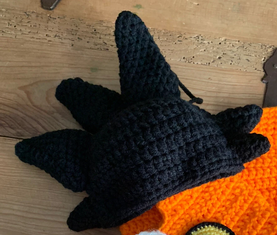 Gorro Dragón Ball Goku Crochet Artesanal  6 Meses Disfraz Fotografía Bebe Lana - Imagen 3 de 4