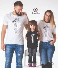 jesus on cross T-shirt Matching Family Christian tee shirt Christ God tee