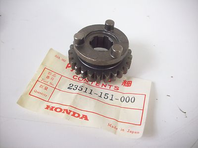 Zahnrad Getriebe / Transmission Gear Countershaft Top 25T Honda XL 80 S, XL 75