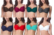 Merry Style Bikini Oberteil Damen Frauen Polyamid Stretch Passform Sommerfit