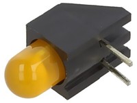 2X H178CAD Led Bernsteinfarben 5Mm Anz.Dioden: 1 20Ma Linse: Diffus 45° Bivar