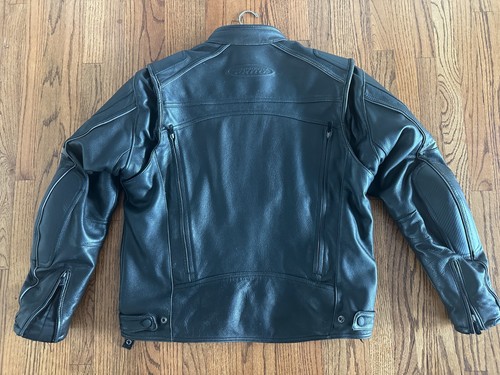 Harley Davidson Men's FXRG Black Leather Jacket w/Armor & Liner Large 98040-12VM - Picture 3 of 4