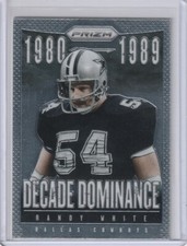 RANDY WHITE Dallas Cowboys 2013 Panini Prizm #14 Decade Dominance Insert Card