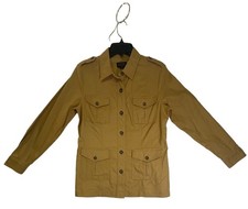 Pendleton Womens Petite 8 Utility Jacket With Four Flap Pockets Button Front