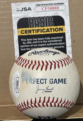 Manny Ramirez Signed/ autograph Rawlings perfect game Baseball JSA - Picture 2 of 4